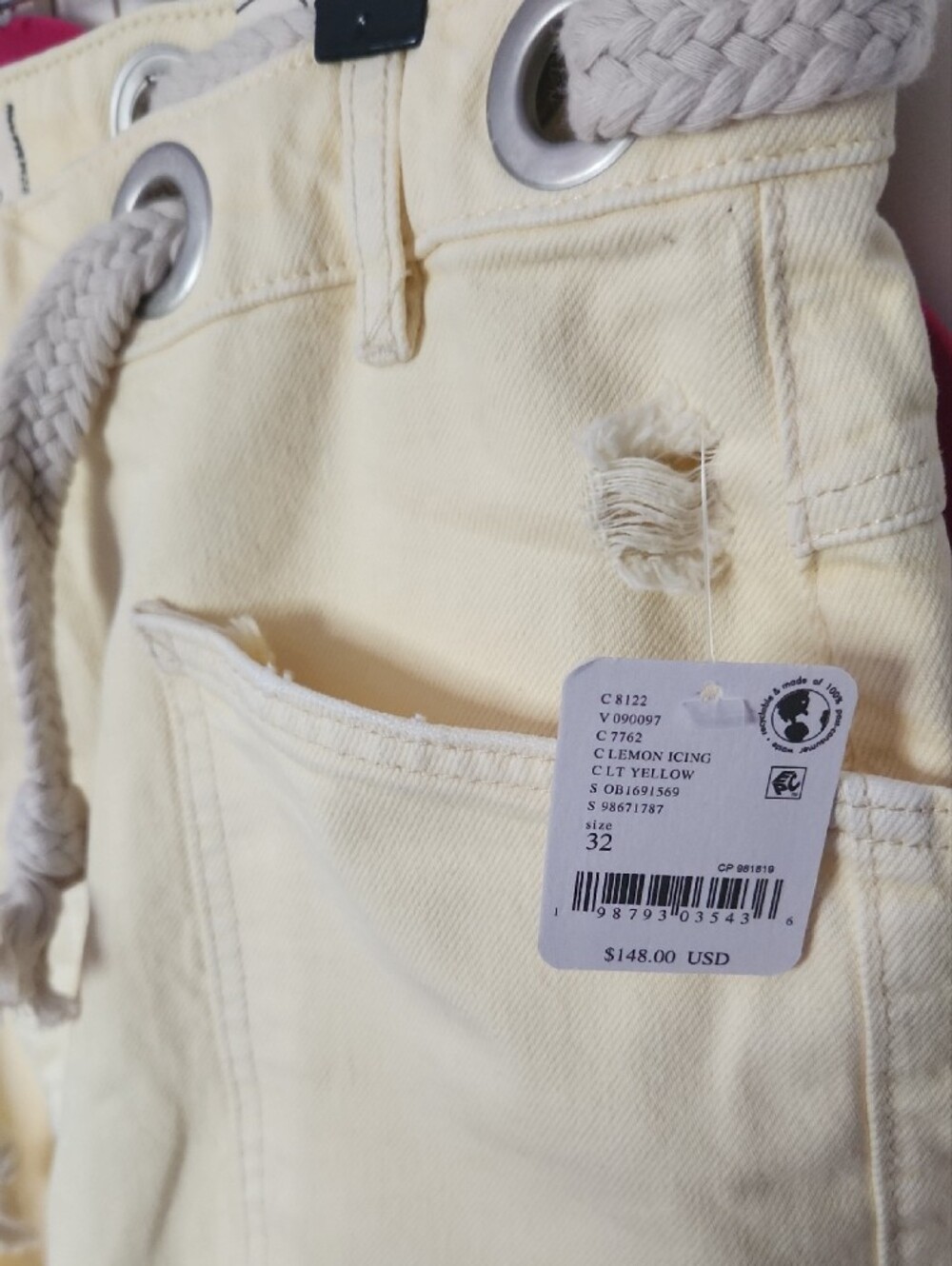🍋 We The Free Moxie Barrel Jeans - Lemon Icing - Picture 6 of 13